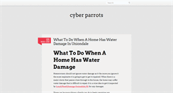 Desktop Screenshot of cyberparrots.com